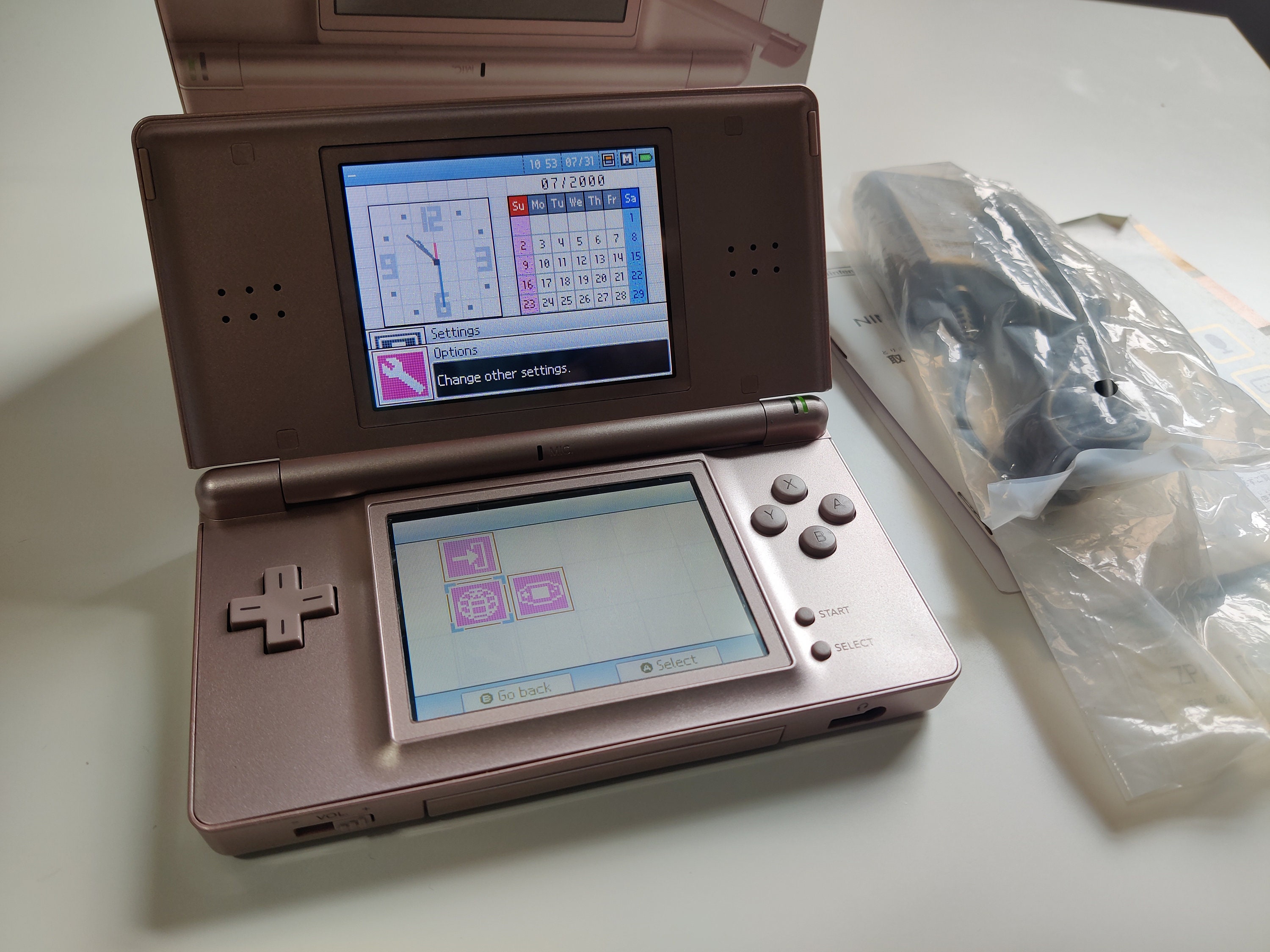 Nintendo DSi XL Metallic Rose Handheld System For Sale