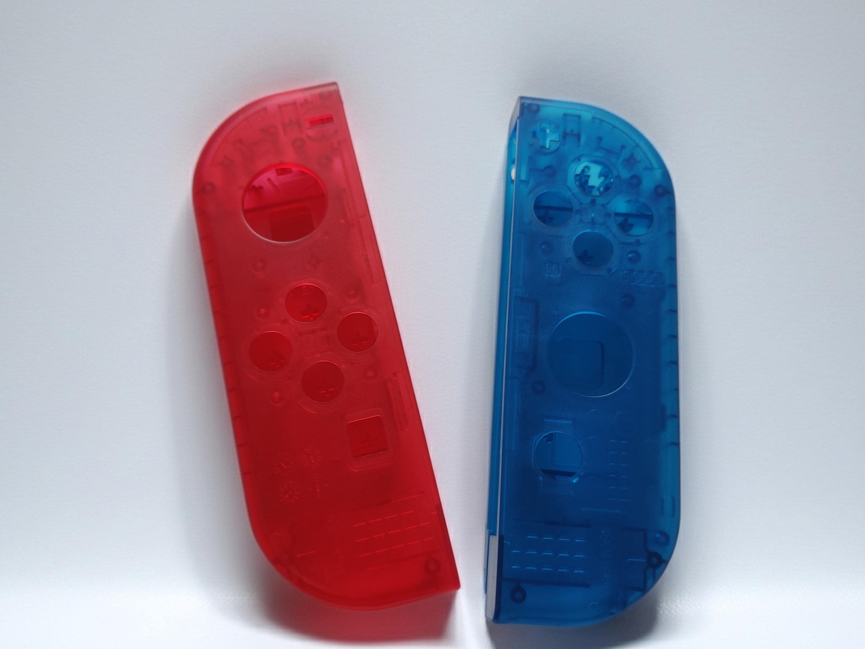 Blue Switch Shell Clear RED Blue Shell for Nintendo Switch Joycon - Etsy
