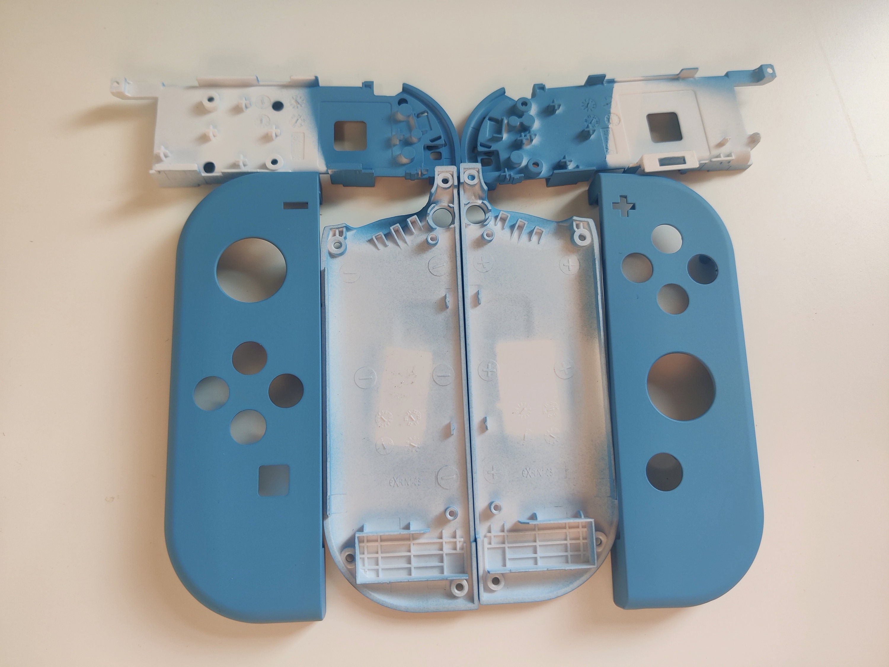 Blue Switch Shell Soft Touch Blue Shell for Nintendo Switch Joycon - Etsy