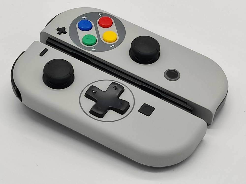 Switch Custom Joy-con Retro SNES Classic EU Patterned Dpad -  Israel