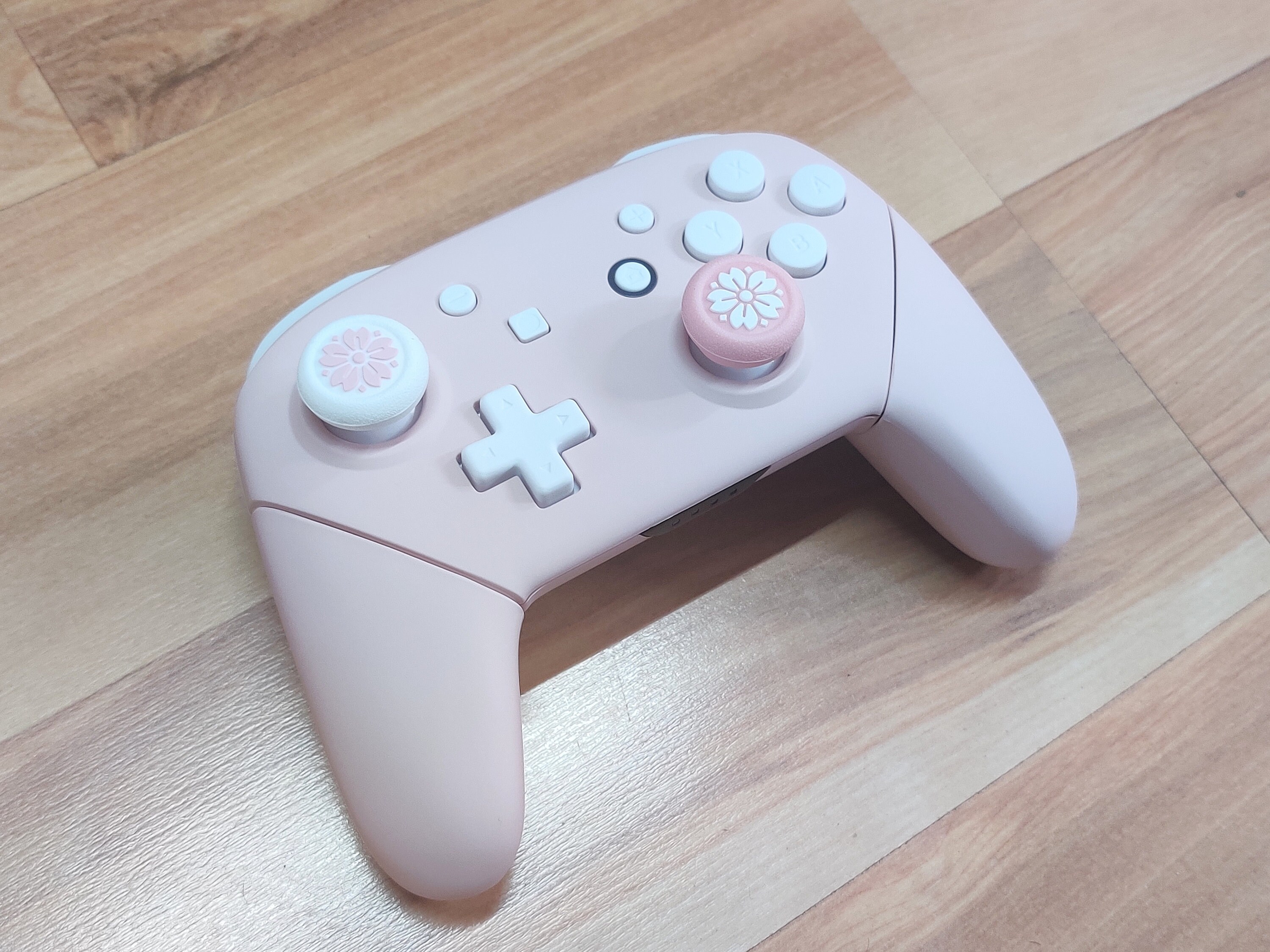 Custom Nintendo Switch Pro Controller Sakura Pink With White Button - Etsy