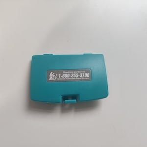 Gameboy Pocket Battery Door Cover - Teal Replacement Back Cover For GBP