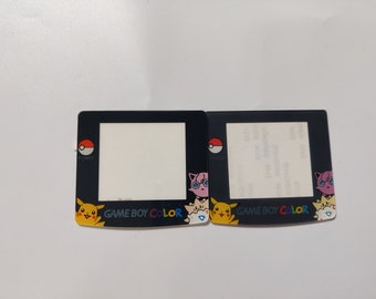 Verbessere dein Spielerlebnis mit einem Pikachu Ersatz-Bildschirm für Game Boy Color - Kunststoff- und Glas-Optionen verfügbar