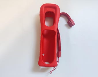 Original Wii Fernbedienung Silikonhülle mit passender Schlaufe