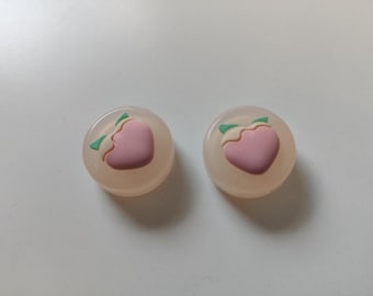 Fruit Thumb Grips for Nintendo Switch Joy-Con | Cute Kawaii Silicone Thumbstick Caps | Analog Stick Covers | Gamer Girl Gift OLED Lite