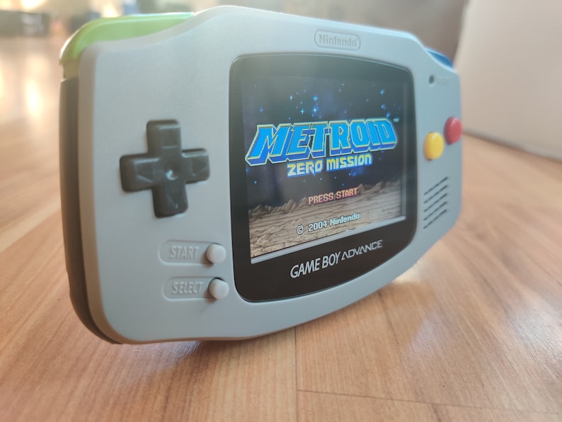 Gameboy Advance Grey IPS V2 MOD 10 Level Brightness Level - Etsy