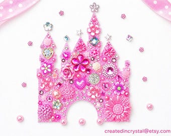 Button Art Craft Kit: Fairytale Castle DIY Home Decoration (Ages 10+)