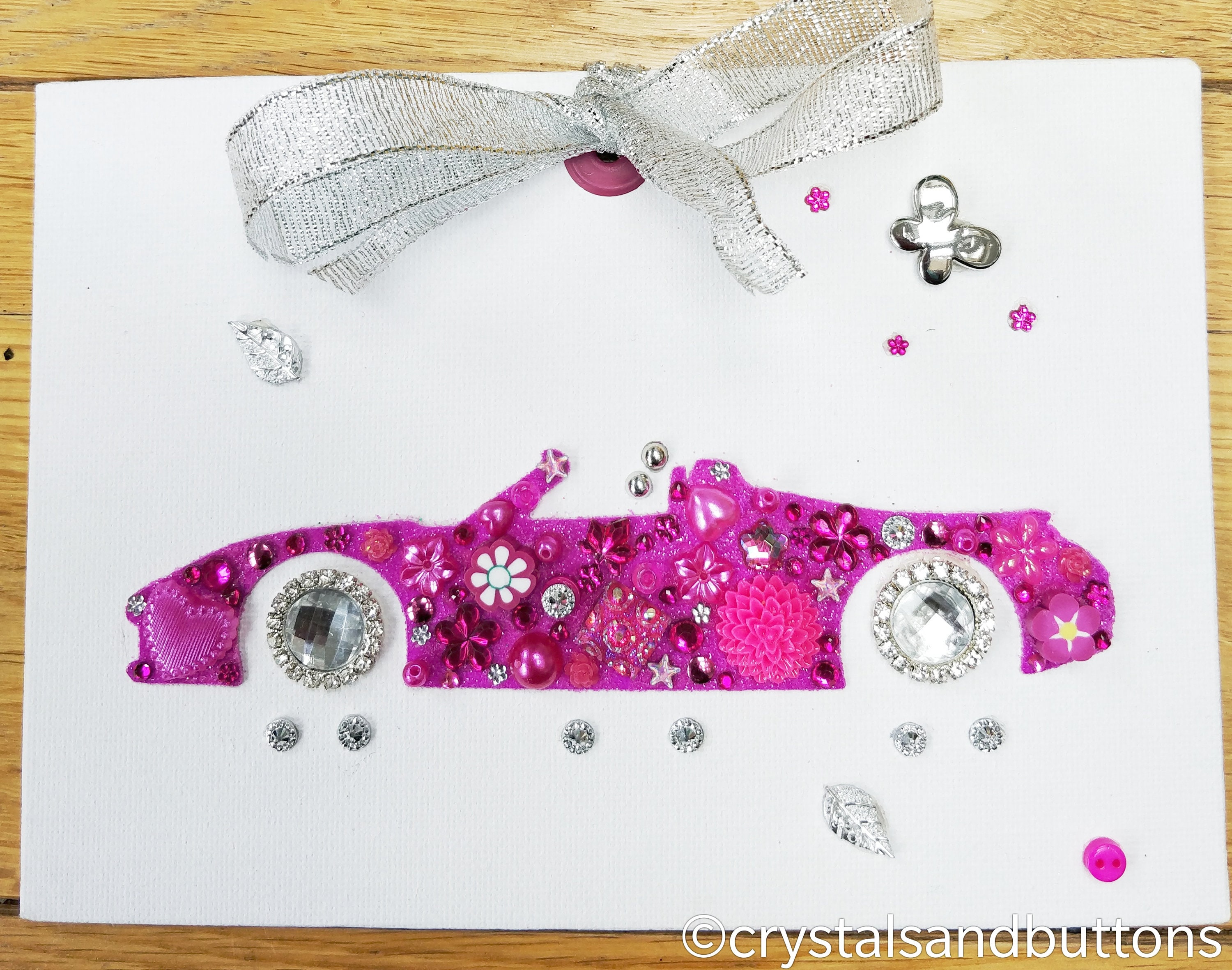 33 Adorable Button Crafts For Kids: Fun and Creative 9 Button art craft kit - Car: children and adult diy, handmade craft…