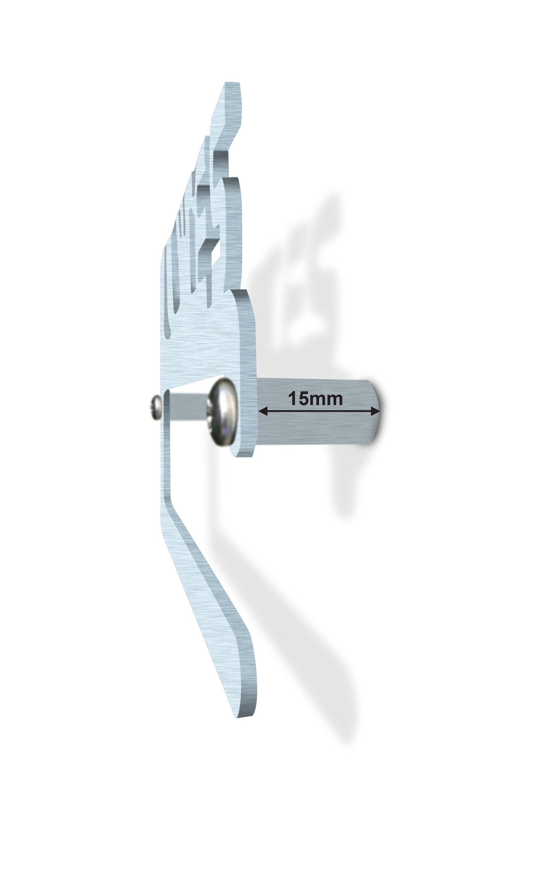 Love Bone Hundeleinenhalter Aus Edelstahl – Wandhalterung Für Leinen & Zubehör (13,8 Cm)