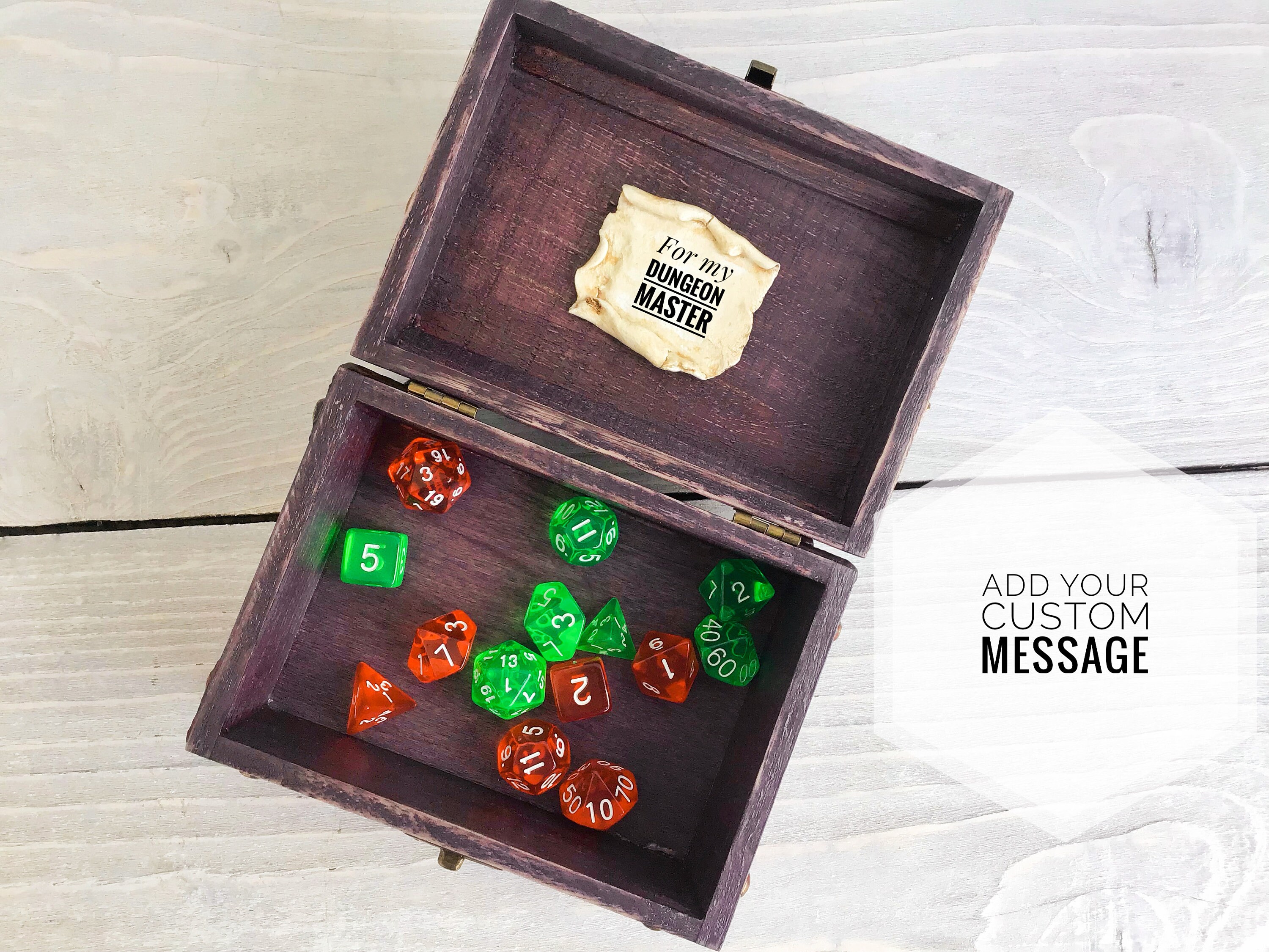 Dice Box Dragon Box Dnd Dice Storage Box Wooden Dice Box RPG Etsy