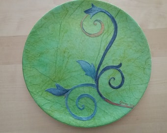 Blue Branch Ceramic Plate