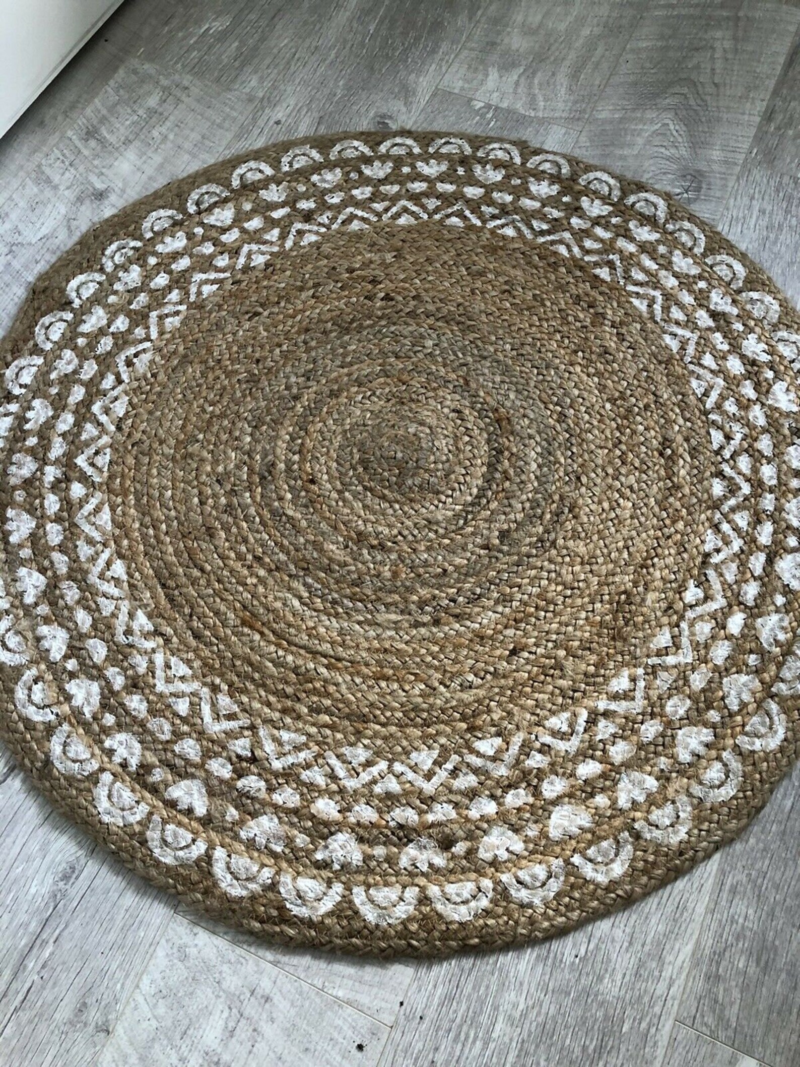 Jute Circle Round Rug Etsy UK
