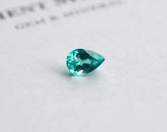 Paraiba Color Apatite - Pear shape Cut - 0.85ct