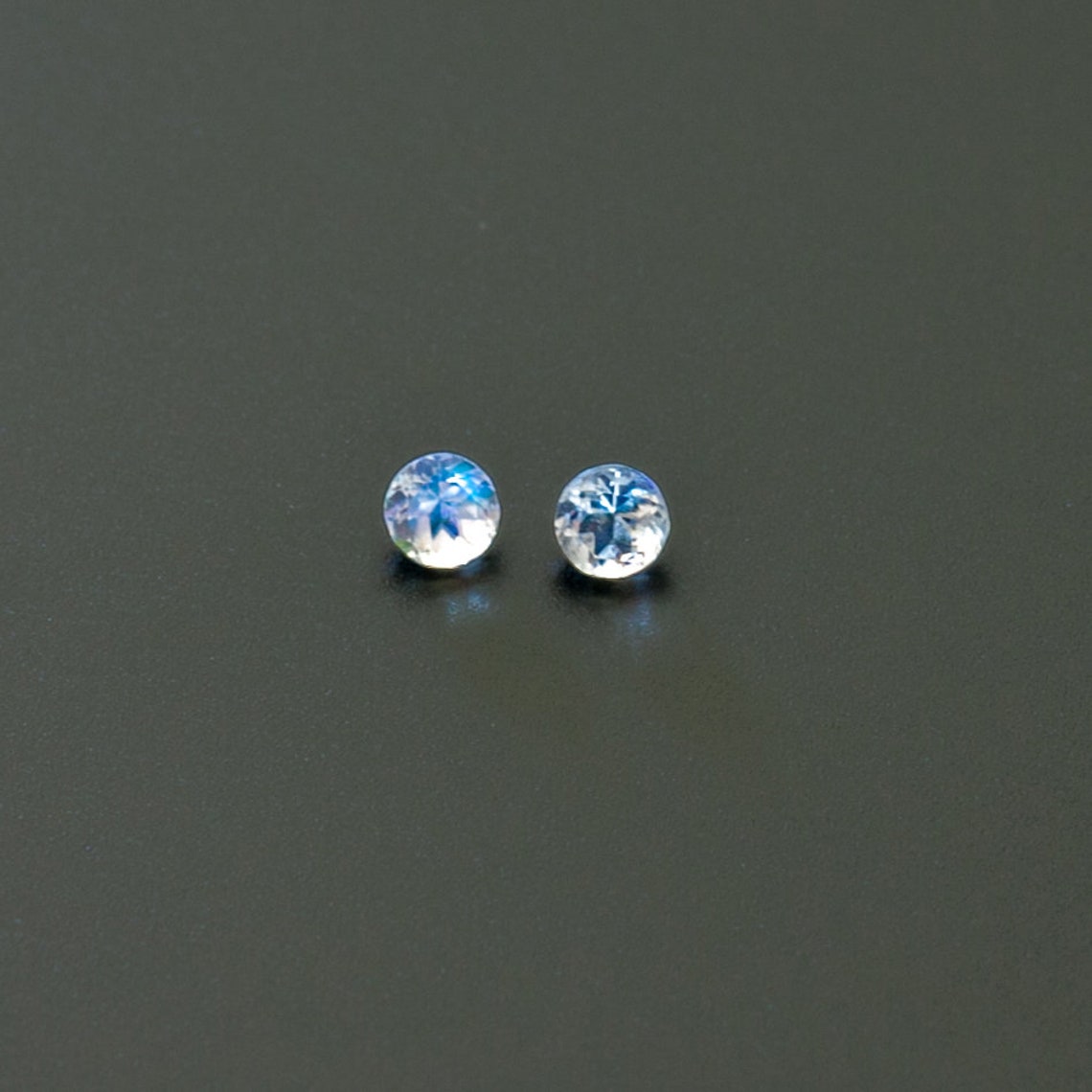 14 Karat Gold Plated Pear Rainbow Moonstone Earrings main image 1