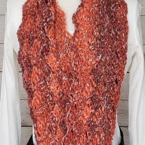 Luxurious Handmade Crochet Infinity Scarf / Gift for Mom/ Fashion Accessories / Made to Order / Super Soft