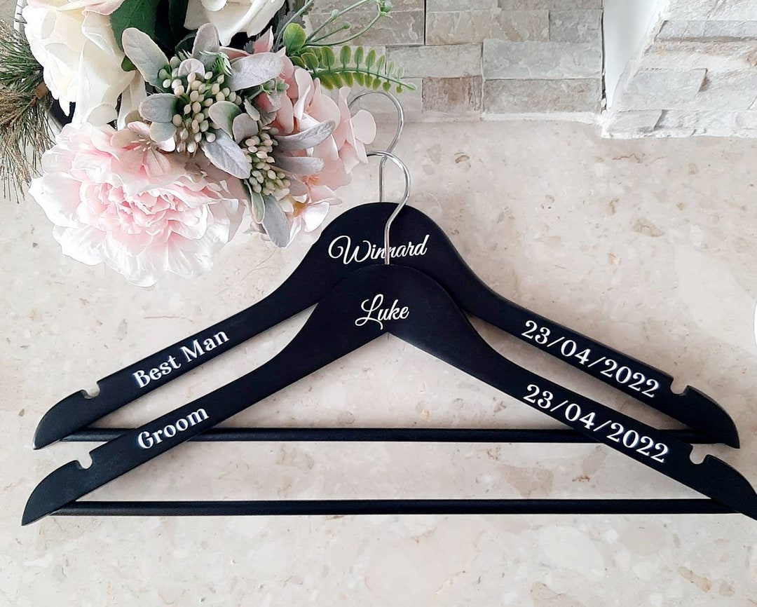 Personalised Hangers, Personalised Coat Hangers, Bridal Party Hangers
