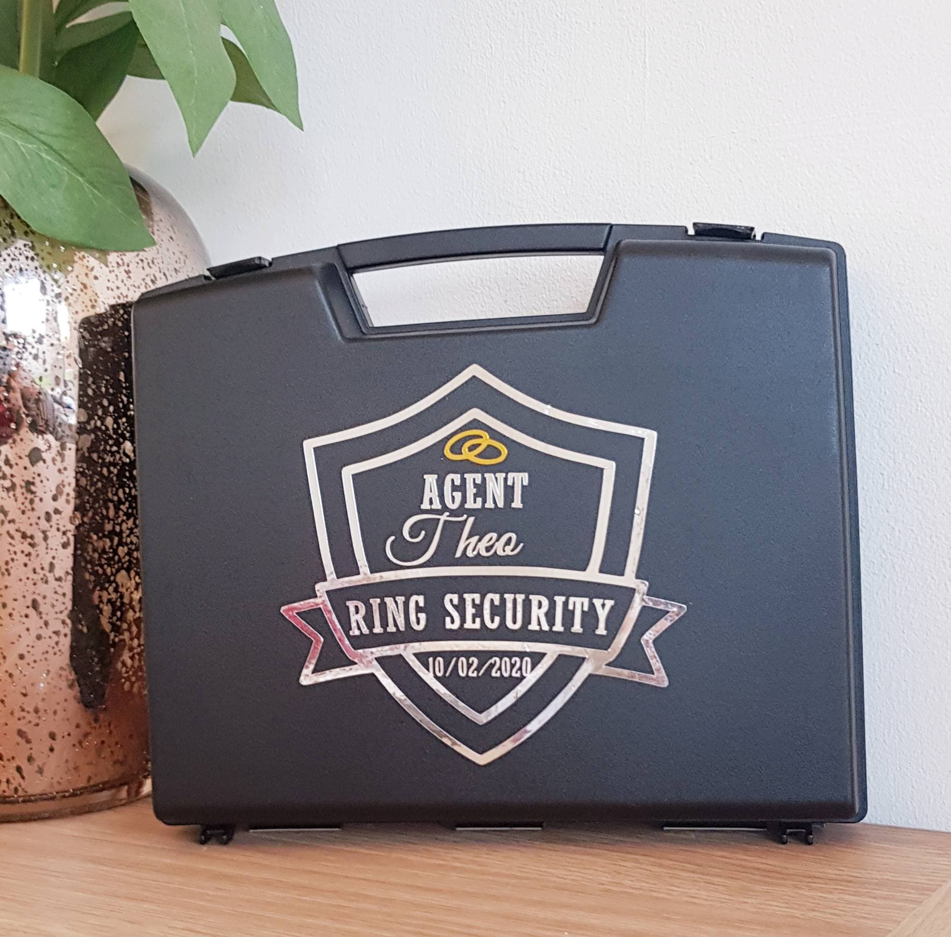 Ring Security Briefcase Page Boy Gift Wedding Accessory Etsy UK