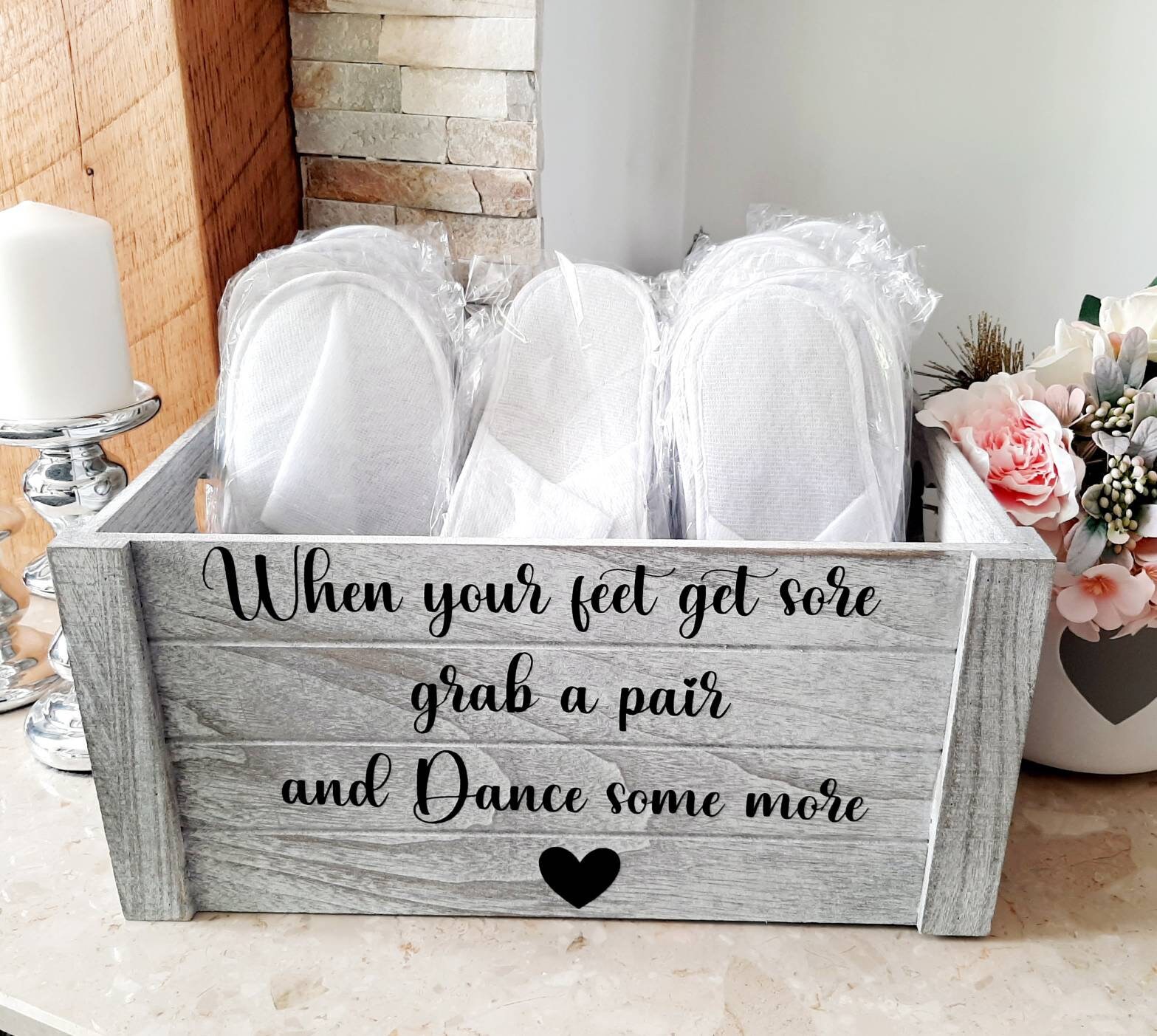 personalised wedding flip flops