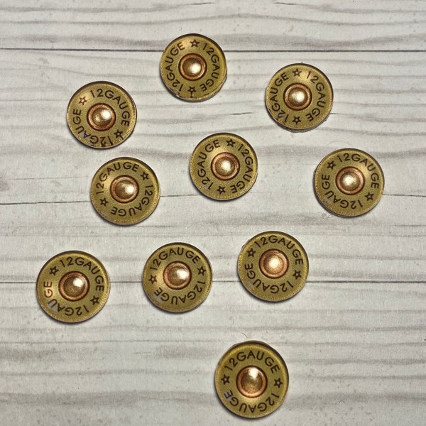 12 Gauge Cabochons (10mm, 12mm, 16mm, 20mm and 25mm) - 10pcs