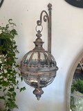 Regency Style Candle Bracket Lantern Rose Gold Outdoors Solar Bronze Victorian
