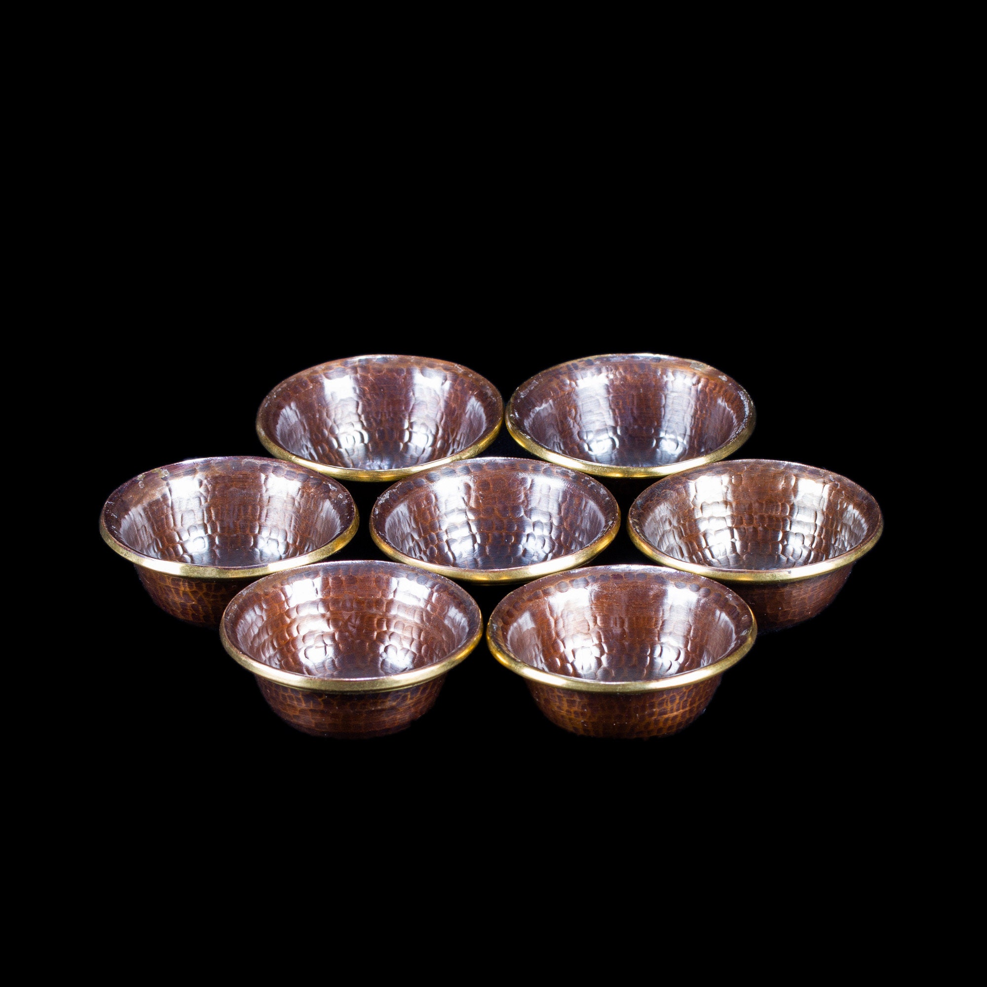 Details about   Tibetan Copper Offering Bowl Om Symbol Mandala Antuque US Seller Free Shipping 