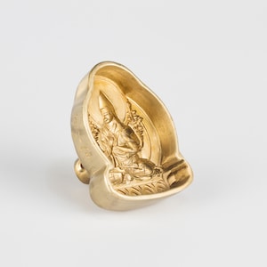 Tsa Tsa "Lama Tsongkhapa aka Je Rimpoche" Tibetan bronze mould / Buddhist art collection / Medium size height — 7.2 cm width — 5.6 cm