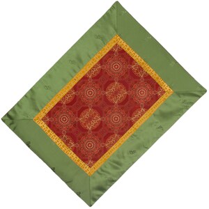 Altar Cover from best quality Natural Viscose (“Artificial Silk”) / Tibetan Buddhist accessories and home decor / 65 x 85 cm