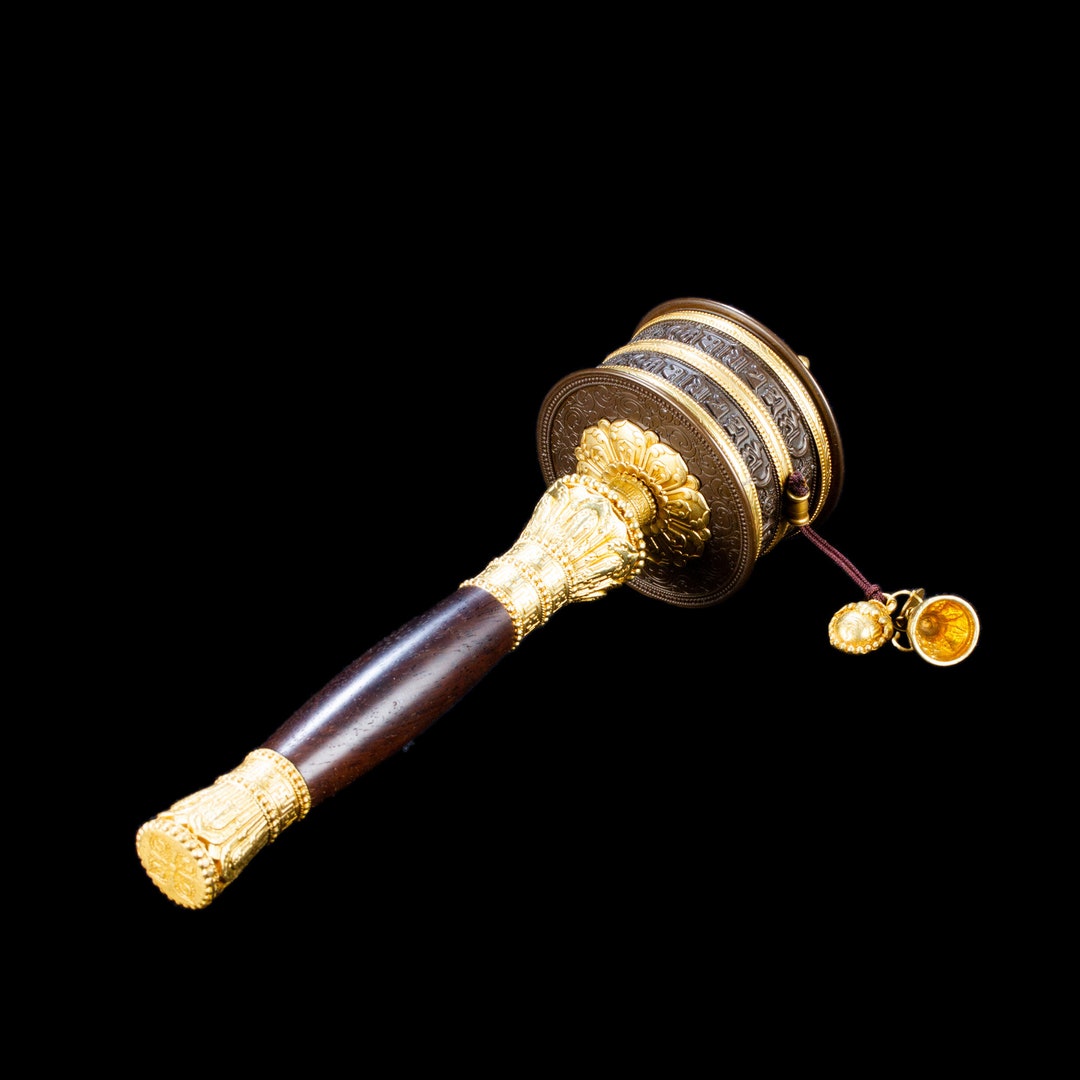 Elegant Solid Buddhist Prayer Wheel Made in the Famous Yarchen Etsy