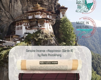 Nado Poizokhang &quot;Happiness&quot; incense – grade A — genuine Bhutanese incense from the land of happiness