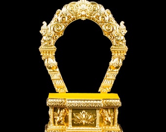 An elegant pedestal for your Buddhist statue, made of copper, height — 18 cm, perfect carving / Tibetan Buddhist Art Collection