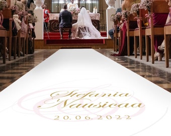 Personalise Wedding Aisle Runner Decoration - Eternity