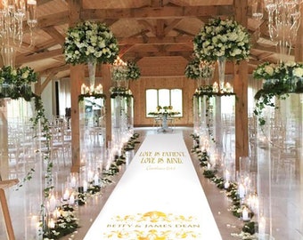 Gold Aisle Runner Etsy