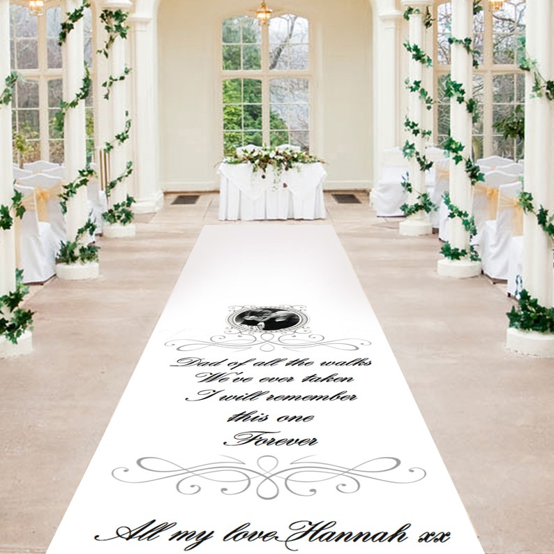 Personalised Wedding Aisle 2021 autumn and winter new Runner - With Perso Walk Attention brand Dad