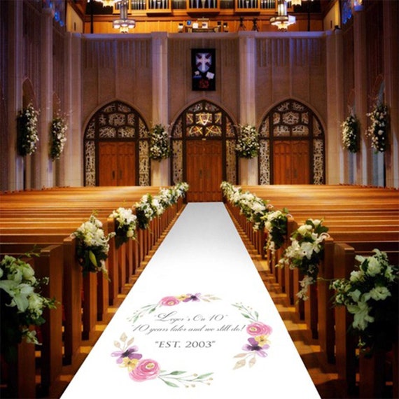 Personalised Wedding Aisle Runners - Any wording of your choice