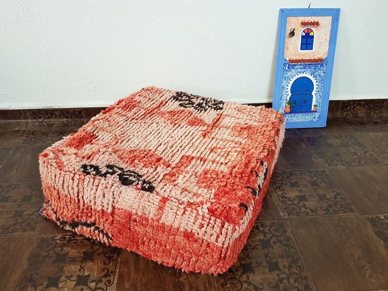 Stuffed Floor Pillow Large Floor Cushions Moroccan Rug Floor Etsy