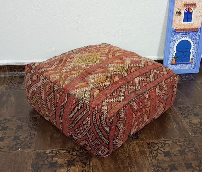 Stuffed Floor Pillow Large Floor Cushions Moroccan Rug Floor Etsy