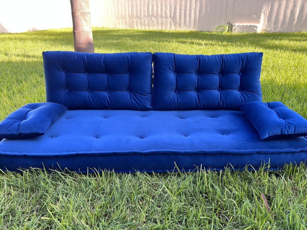 Velvet Sofa Velvet Floor Couch Floor Couches , Blue Velvet Couches With