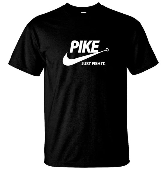 Quality Tees Pike Just Fish It Cool new Funny Fishing T Shirt Rapid P+P
