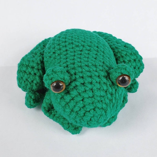 Amigurumi Frog Stuffed Animal PATTERN, Crochet Frog Amphibian Amigurumi, DIY Pattern, Frog Toad Pattern, Gift for Herpetologist, PDF Pattern