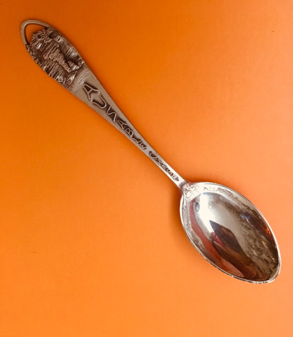 925 Sterling Silver Souvenir Spoon 4.25 L Etsy
