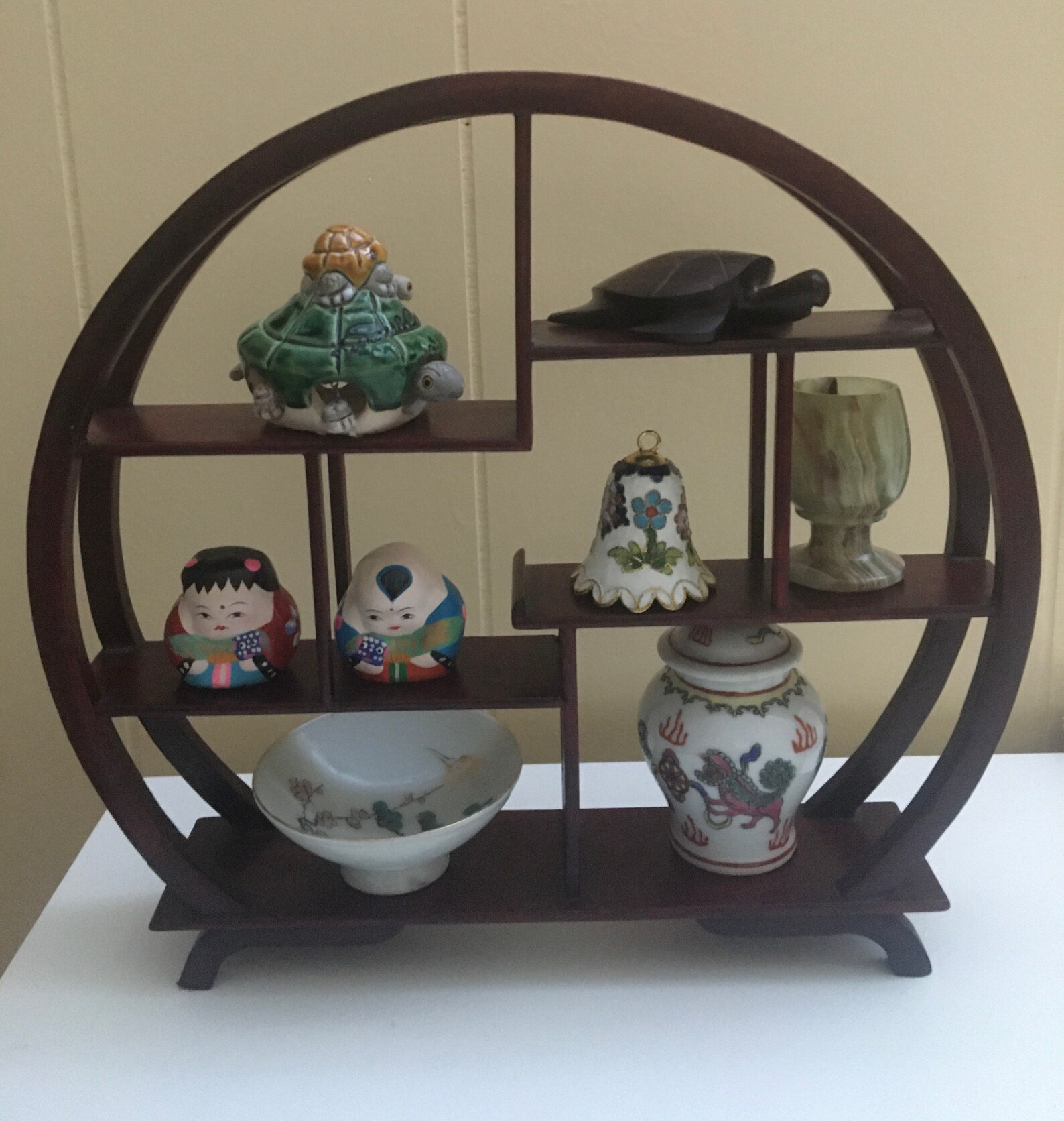 Unique Wood Mini Knick Knacks Display Shelf with Mini Etsy