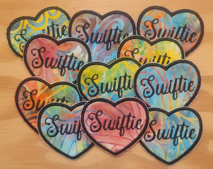 Handmade Swiftie embroidered sew on patch