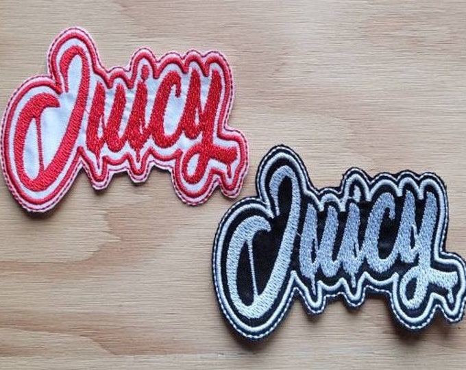 Juicy handmade sew on patch inspired by my love of Biggie Smalls Notorious BIG fan art classic hip hop patches Frank White