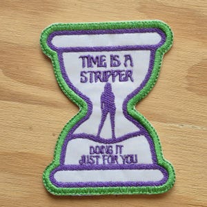 Time Is A Stripper Cats Under The Stars Patch Jerry Garcia Band Aufnäher.