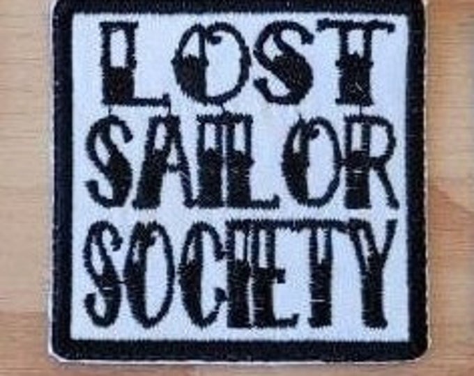 Lost Sailor Society sew on patch
