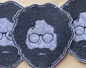 Jerry Garcia handmade sew on embroidered patch
