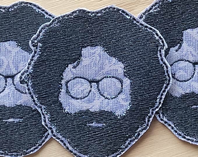 Jerry Garcia handmade sew on embroidered patch