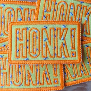 Honk ! Goose fan handmade sew on patch
