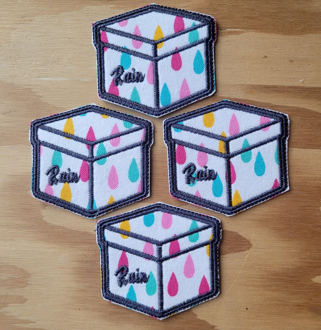 Box of Rain Handmade Sew on Patch - Etsy