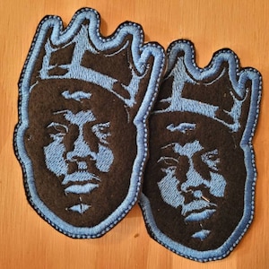 Biggie Smalls handmade sew on patch
